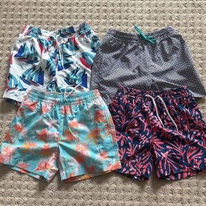 Crewcuts Multicolor Tropical Swim Trunks, BOYS Size 4